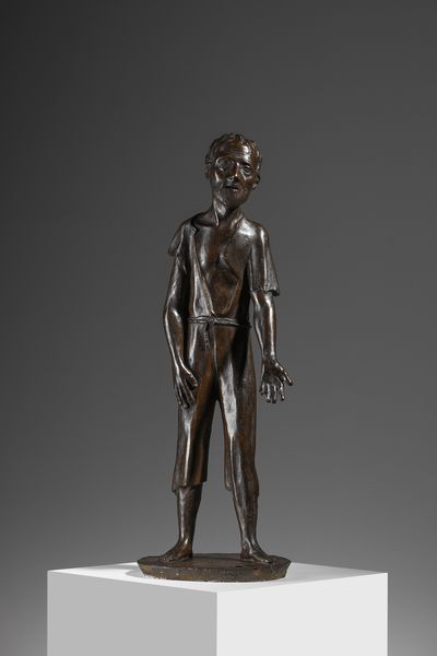 MANZU' GIACOMO (1908 - 1991) : Il poverello.  - Asta Asta 388 | ARTE MODERNA E CONTEMPORANEA Tradizionale - Associazione Nazionale - Case d'Asta italiane