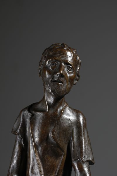 MANZU' GIACOMO (1908 - 1991) : Il poverello.  - Asta Asta 388 | ARTE MODERNA E CONTEMPORANEA Tradizionale - Associazione Nazionale - Case d'Asta italiane