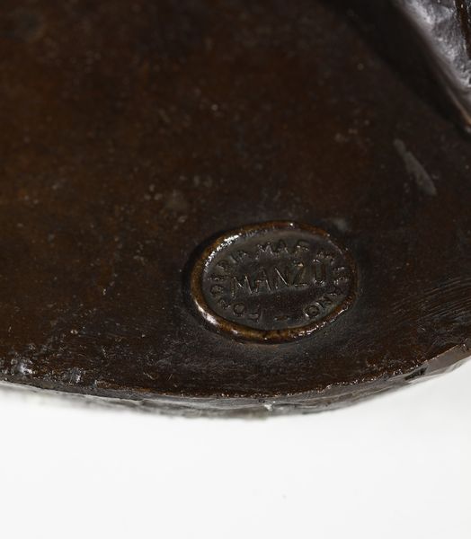 MANZU' GIACOMO (1908 - 1991) : Il poverello.  - Asta Asta 388 | ARTE MODERNA E CONTEMPORANEA Tradizionale - Associazione Nazionale - Case d'Asta italiane