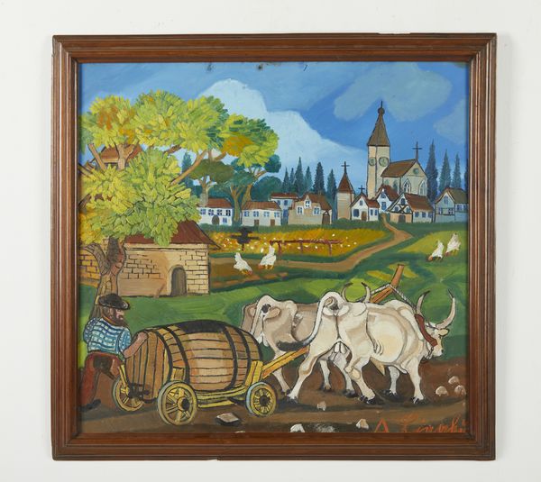 LIGABUE ANTONIO  (1899 - 1965) : Senza titolo.  - Asta Asta 388 | ARTE MODERNA E CONTEMPORANEA Tradizionale - Associazione Nazionale - Case d'Asta italiane