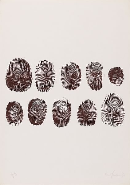 MANZONI PIERO (1933 - 1963) : 8 Tavole di accertamento.  - Asta Asta 388 | ARTE MODERNA E CONTEMPORANEA Tradizionale - Associazione Nazionale - Case d'Asta italiane