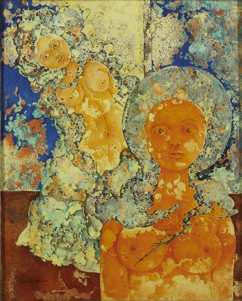 BURMAN SAKTI (n. 1935) : Femmine in giardino.  - Asta Asta 388 | ARTE MODERNA E CONTEMPORANEA Tradizionale - Associazione Nazionale - Case d'Asta italiane