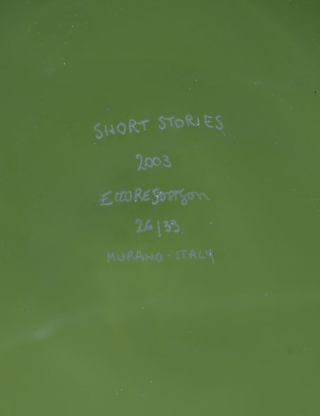 SOTTSASS ETTORE (1917 - 2007) : Dalla serie Short Stories.Tortora.  - Asta Asta 388 | ARTE MODERNA E CONTEMPORANEA Tradizionale - Associazione Nazionale - Case d'Asta italiane