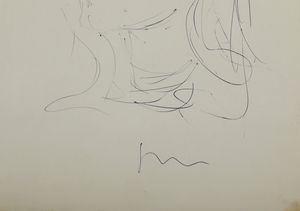 FONTANA LUCIO (1899 - 1968) : Ritratto femminile.  - Asta Asta 388 | ARTE MODERNA E CONTEMPORANEA Tradizionale - Associazione Nazionale - Case d'Asta italiane