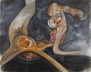 MATTA ROBERTO SEBASTIAN ANTONIO (1911 - 2002) - Senza titolo.