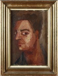 SCIPIONE (GINO BONICHI) (1904 - 1933) : Ritratto ideale di Mazzacurati.  - Asta Asta 388 | ARTE MODERNA E CONTEMPORANEA Tradizionale - Associazione Nazionale - Case d'Asta italiane