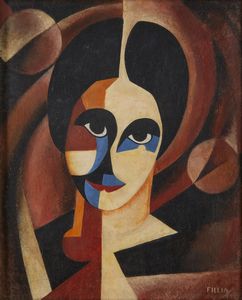 FILLIA (LUIGI COLOMBO) (1904 - 1936) - Ritratto di Ludmilla Pitoeff.