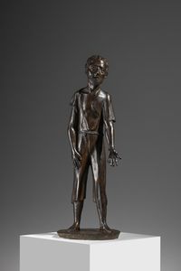 MANZU' GIACOMO (1908 - 1991) - Il poverello.