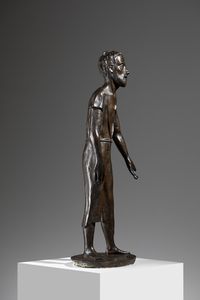 MANZU' GIACOMO (1908 - 1991) : Il poverello.  - Asta Asta 388 | ARTE MODERNA E CONTEMPORANEA Tradizionale - Associazione Nazionale - Case d'Asta italiane