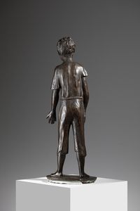 MANZU' GIACOMO (1908 - 1991) : Il poverello.  - Asta Asta 388 | ARTE MODERNA E CONTEMPORANEA Tradizionale - Associazione Nazionale - Case d'Asta italiane