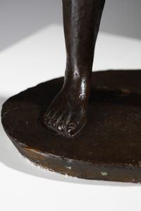 MANZU' GIACOMO (1908 - 1991) : Il poverello.  - Asta Asta 388 | ARTE MODERNA E CONTEMPORANEA Tradizionale - Associazione Nazionale - Case d'Asta italiane