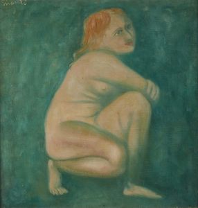 MANZU' GIACOMO (1908 - 1991) - Nudo di donna.