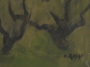 ROSAI OTTONE (1895 - 1957) : Paesaggio.  - Asta Asta 388 | ARTE MODERNA E CONTEMPORANEA Tradizionale - Associazione Nazionale - Case d'Asta italiane