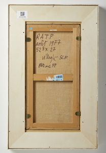 VILLEGLE' JACQUES (n. 1926) : Ratp.  - Asta Asta 388 | ARTE MODERNA E CONTEMPORANEA Tradizionale - Associazione Nazionale - Case d'Asta italiane