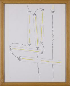 FLAVIN DAN (1933 - 1996) : Disastrous lights.  - Asta Asta 388 | ARTE MODERNA E CONTEMPORANEA Tradizionale - Associazione Nazionale - Case d'Asta italiane