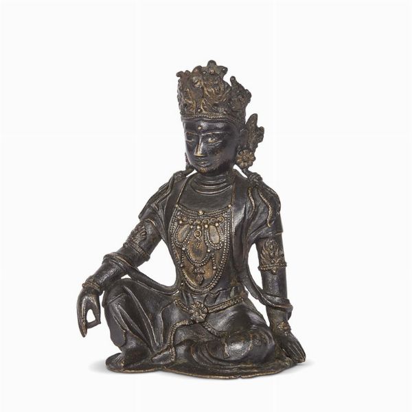 SCULTURA, CINA, DINASTIA YUAN-MING, SEC.XIII-XIV  - Asta Arte Orientale | 东方艺术 - Associazione Nazionale - Case d'Asta italiane