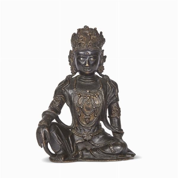 SCULTURA, CINA, DINASTIA YUAN-MING, SEC.XIII-XIV  - Asta Arte Orientale | 东方艺术 - Associazione Nazionale - Case d'Asta italiane