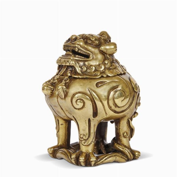 INCENSIERE, CINA, DINASTIA QING, SEC. XVIII-XIX  - Asta Arte Orientale | 东方艺术 - Associazione Nazionale - Case d'Asta italiane