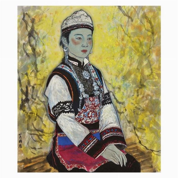 DIPINTO, CINA, SEC. XX-XXI  - Asta Arte Orientale | 东方艺术 - Associazione Nazionale - Case d'Asta italiane