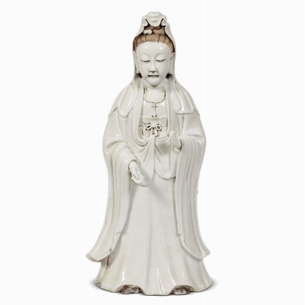 STATUA, CINA, DINASTIA QING, SEC. XVIII  - Asta Arte Orientale | 东方艺术 - Associazione Nazionale - Case d'Asta italiane