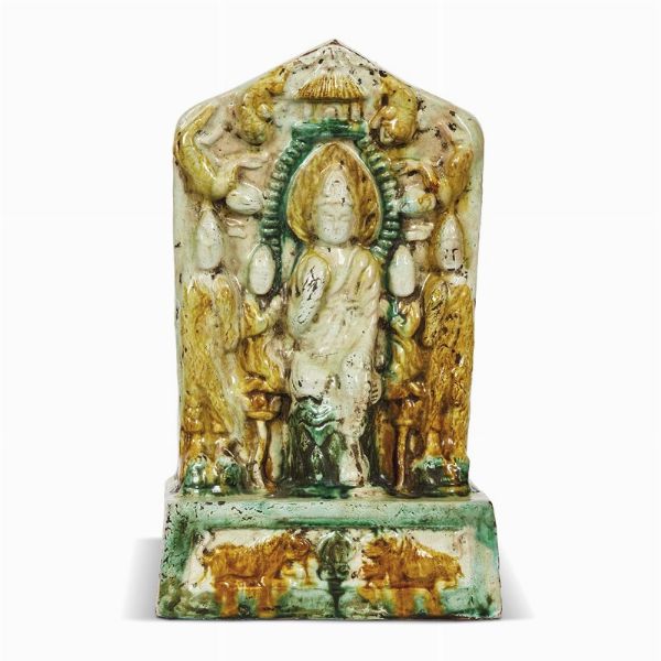 SCULTURA, CINA, DINASTIA QING, SEC. XIX  - Asta Arte Orientale | 东方艺术 - Associazione Nazionale - Case d'Asta italiane