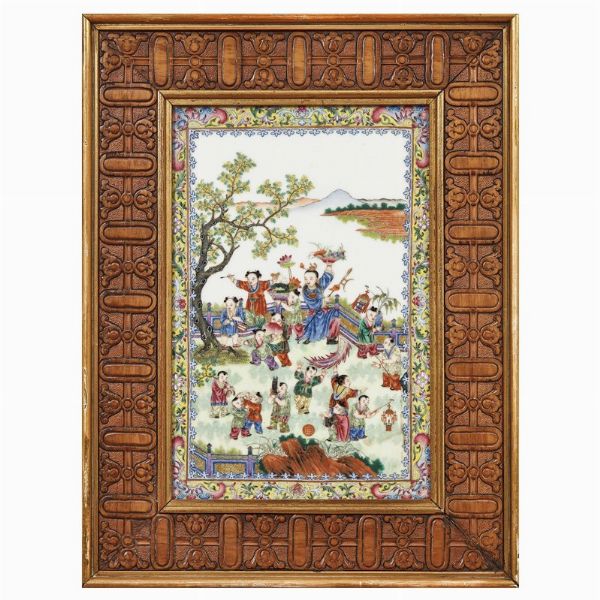 COPPIA DI PLACCHE, CINA, PERIODO DELLA REPUBBLICA (1912-1949)  - Asta Arte Orientale | 东方艺术 - Associazione Nazionale - Case d'Asta italiane