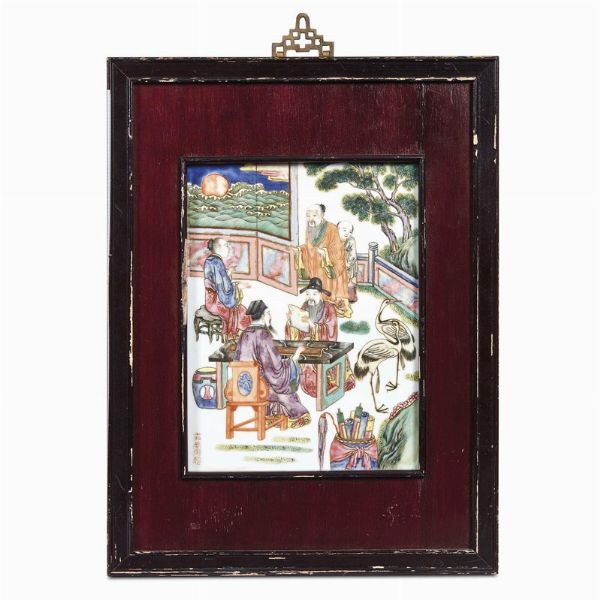 DUE PLACCHE, CINA, DINASTIA QING, SEC. XIX-XX  - Asta Arte Orientale | 东方艺术 - Associazione Nazionale - Case d'Asta italiane