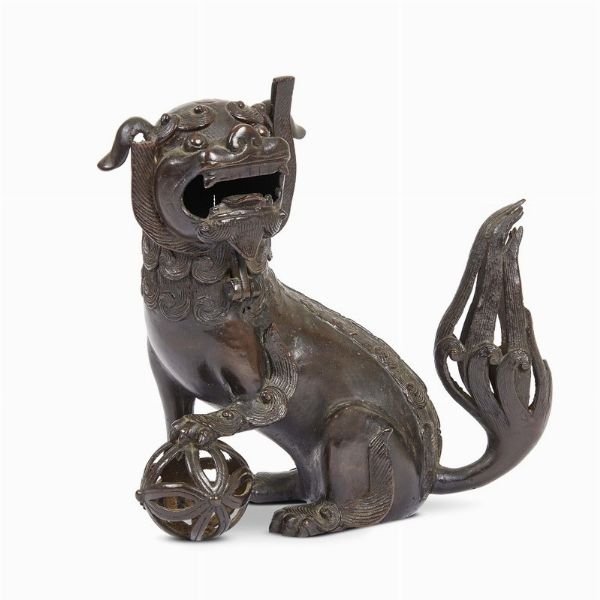 INCENSIERE, CINA, DINASTIA QING, SEC. XVIII  - Asta Arte Orientale | 东方艺术 - Associazione Nazionale - Case d'Asta italiane