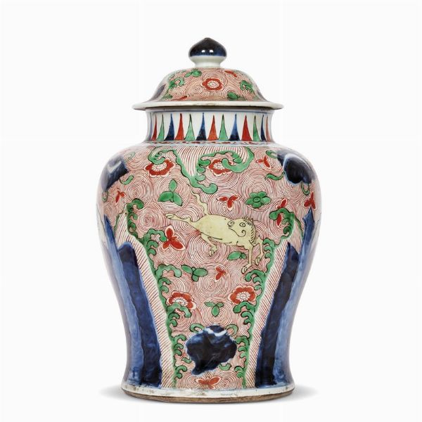 VASO, CINA, DINASTIA QING, SEC. XVII  - Asta Arte Orientale | 东方艺术 - Associazione Nazionale - Case d'Asta italiane