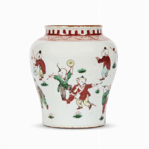 VASO, CINA, DINASTIA QING, SEC. XVII-XVIII  - Asta Arte Orientale | 东方艺术 - Associazione Nazionale - Case d'Asta italiane