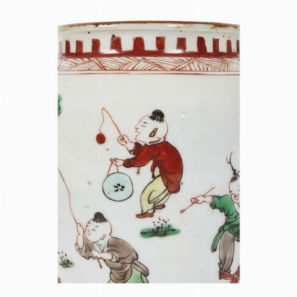 VASO, CINA, DINASTIA QING, SEC. XVII-XVIII  - Asta Arte Orientale | 东方艺术 - Associazione Nazionale - Case d'Asta italiane