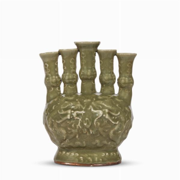 VASO, CINA, DINASTIA QING, SEC. XIX  - Asta Arte Orientale | 东方艺术 - Associazione Nazionale - Case d'Asta italiane