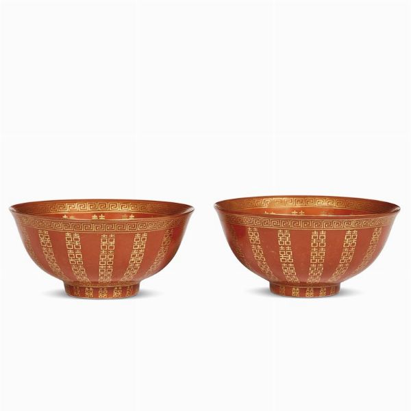 COPPIA DI CIOTOLE, CINA, DINASTIA QING, SEC. XIX  - Asta Arte Orientale | 东方艺术 - Associazione Nazionale - Case d'Asta italiane