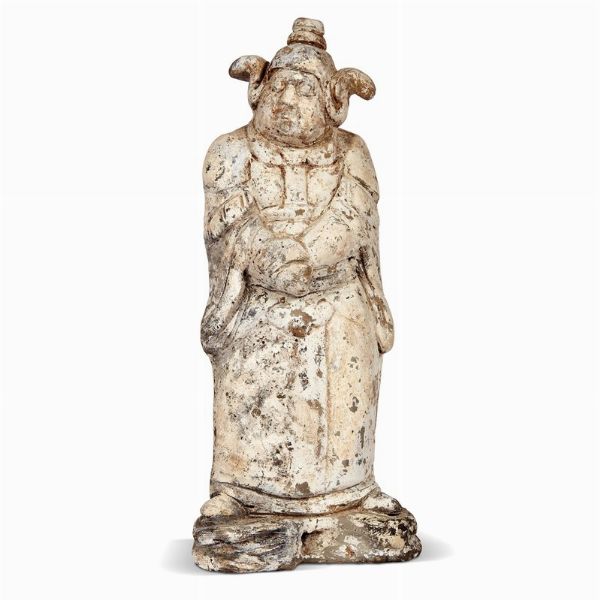 SCULTURA, CINA, DINASTIA TANG (618-907)  - Asta Arte Orientale | 东方艺术 - Associazione Nazionale - Case d'Asta italiane