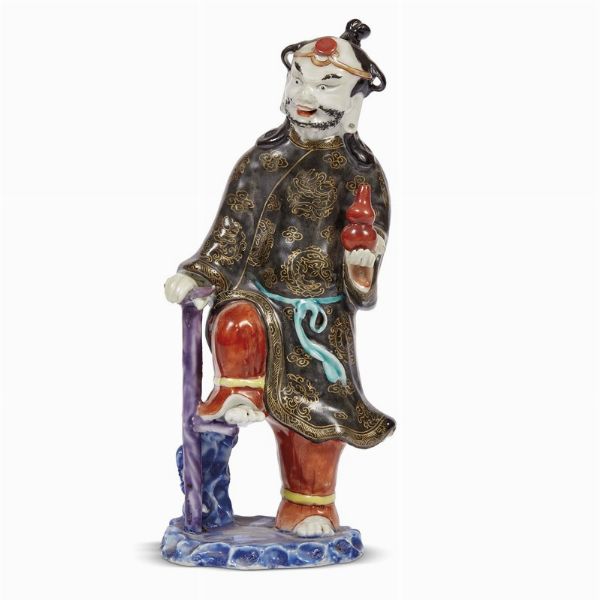 STATUA, CINA, DINASTIA QING, SEC. XIX  - Asta Arte Orientale | 东方艺术 - Associazione Nazionale - Case d'Asta italiane