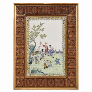 COPPIA DI PLACCHE, CINA, PERIODO DELLA REPUBBLICA (1912-1949)  - Asta Arte Orientale | 东方艺术 - Associazione Nazionale - Case d'Asta italiane