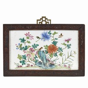 DUE PLACCHE, CINA, DINASTIA QING, SEC. XIX-XX  - Asta Arte Orientale | 东方艺术 - Associazione Nazionale - Case d'Asta italiane