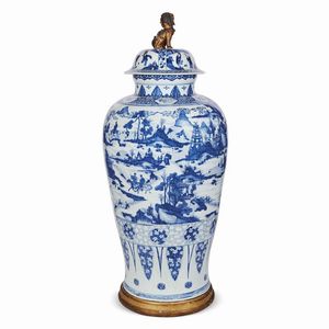 COPPIA DI VASI, CINA, DINASTIA QING, SEC. XVII PERIODO KANGXI  - Asta Arte Orientale | 东方艺术 - Associazione Nazionale - Case d'Asta italiane