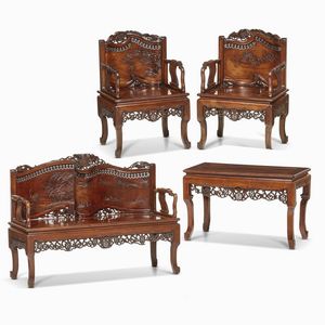 SALOTTO, CINA, DINASTIA QING, SEC. XIX-XX  - Asta Arte Orientale | 东方艺术 - Associazione Nazionale - Case d'Asta italiane