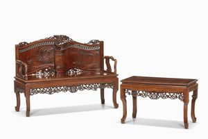 SALOTTO, CINA, DINASTIA QING, SEC. XIX-XX  - Asta Arte Orientale | 东方艺术 - Associazione Nazionale - Case d'Asta italiane