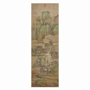 DISEGNO, CINA TARDA DINASTIA QING SEC. XIX-XX  - Asta Arte Orientale | 东方艺术 - Associazione Nazionale - Case d'Asta italiane