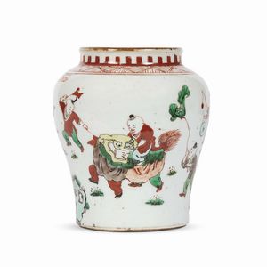 VASO, CINA, DINASTIA QING, SEC. XVII-XVIII  - Asta Arte Orientale | 东方艺术 - Associazione Nazionale - Case d'Asta italiane