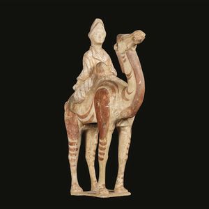 SCULTURA, CINA, DINASTIA TANG, SEC. VIII  - Asta Arte Orientale | 东方艺术 - Associazione Nazionale - Case d'Asta italiane