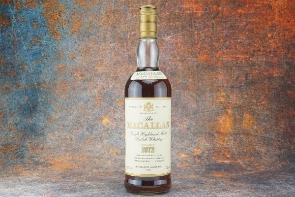 Macallan 1972  - Asta Christmas Spirits - Whisky, Rum e Distillati da Collezione - Associazione Nazionale - Case d'Asta italiane