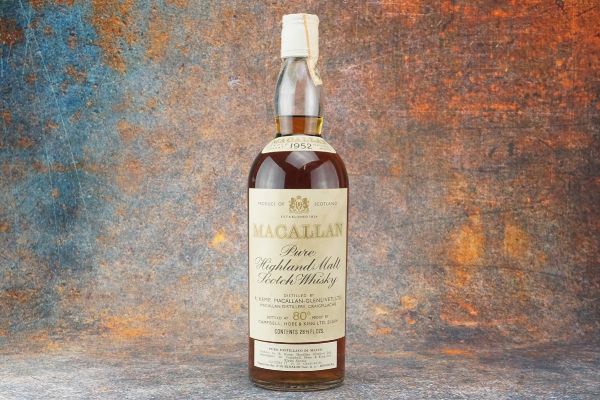 Macallan 1952  - Asta Christmas Spirits - Whisky, Rum e Distillati da Collezione - Associazione Nazionale - Case d'Asta italiane