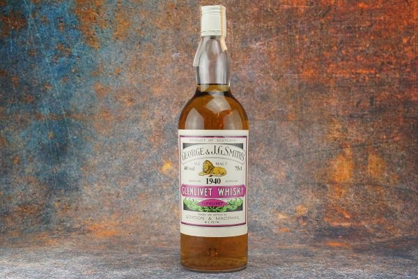 Glenlivet 1940  - Asta Christmas Spirits - Whisky, Rum e Distillati da Collezione - Associazione Nazionale - Case d'Asta italiane