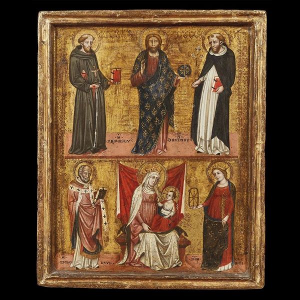 Scuola veneziana, sec. XIV  - Asta Dipinti antichi - Associazione Nazionale - Case d'Asta italiane