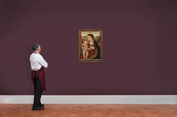 Scuola marchigiana, fine sec. XV  - Asta Dipinti antichi - Associazione Nazionale - Case d'Asta italiane