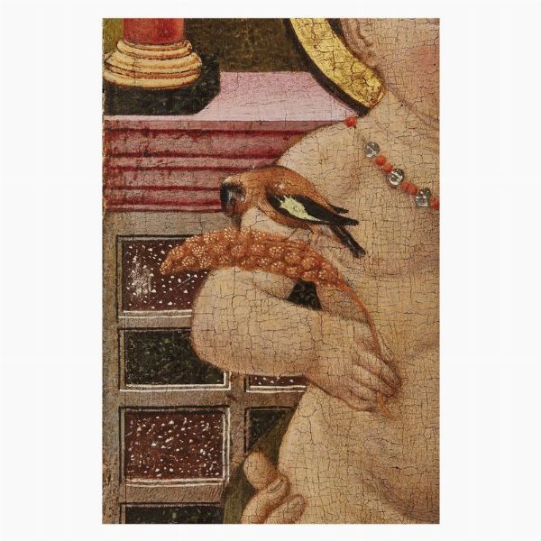 Scuola marchigiana, fine sec. XV  - Asta Dipinti antichi - Associazione Nazionale - Case d'Asta italiane