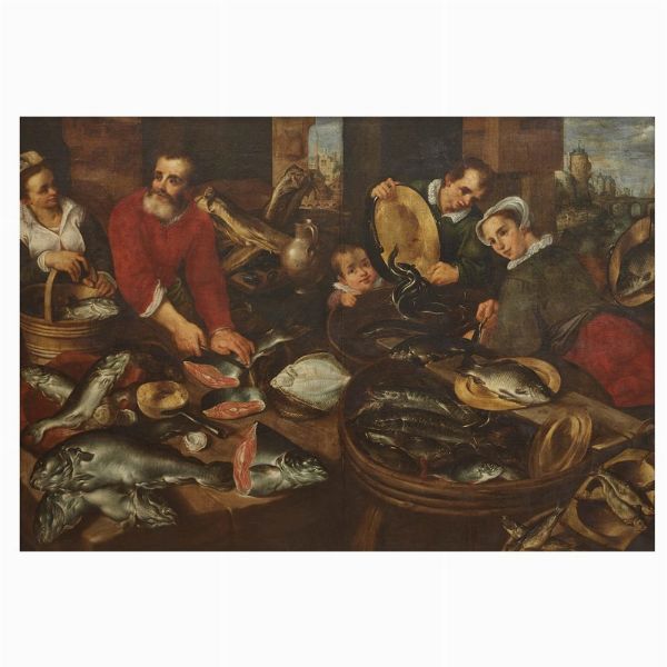 Scuola Fiamminga, sec. XVI-XVII  - Asta Dipinti antichi - Associazione Nazionale - Case d'Asta italiane